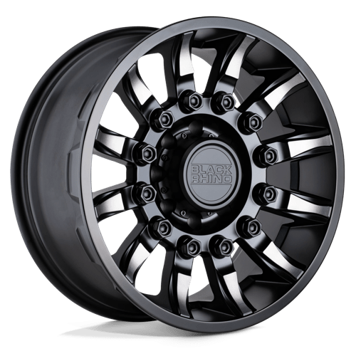 Black Rhino Mission Wheels - Matte Black with Machined Tinted Spokes in Various Sizes