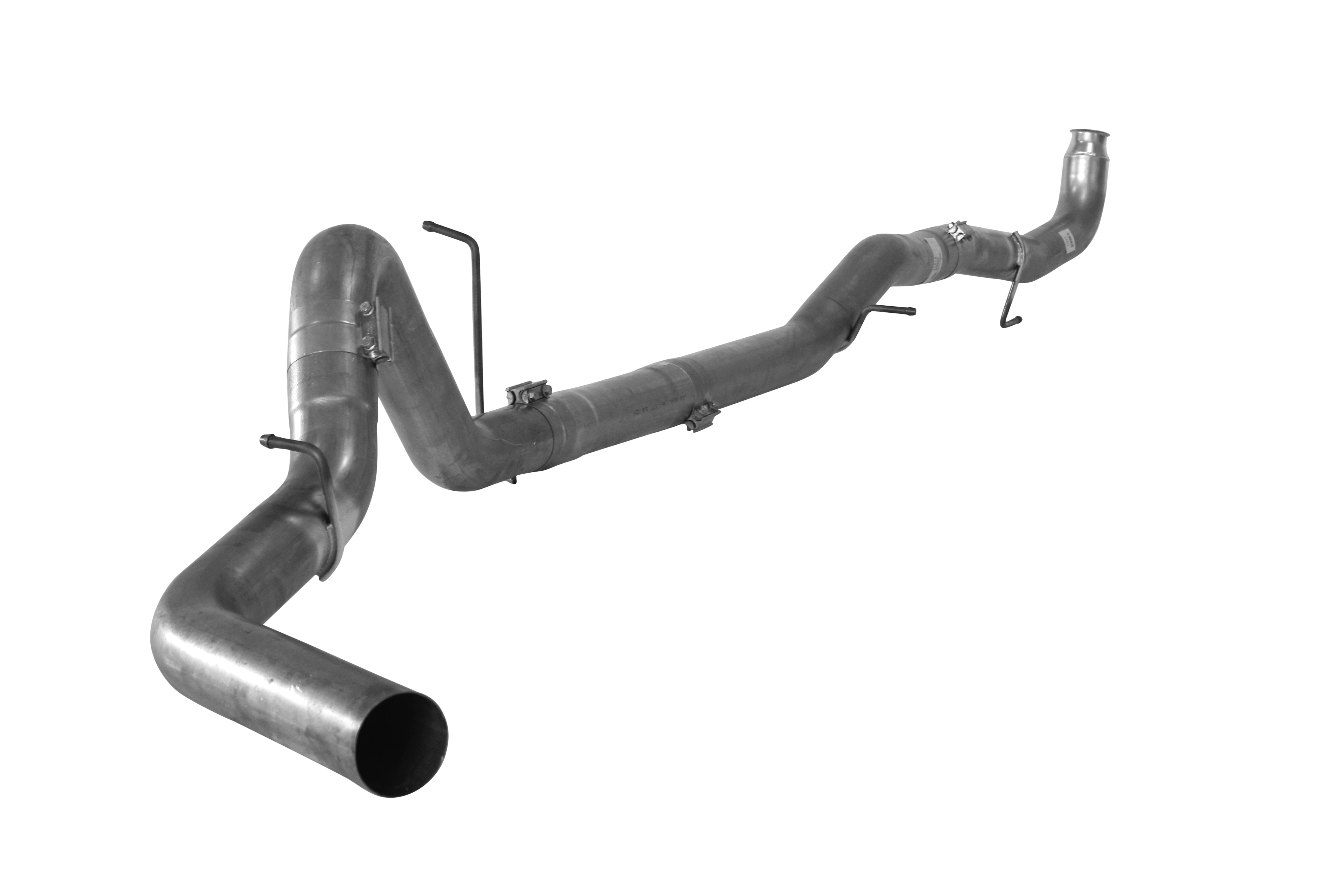 2011 - 2015 Duramax 4-Inch Downpipe Back Exhaust without Muffler (FLO 864NM)