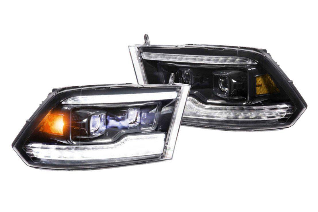 2009 - 2018 Dodge Ram Cummins XB LED Black Headlights (Hot Deal!)