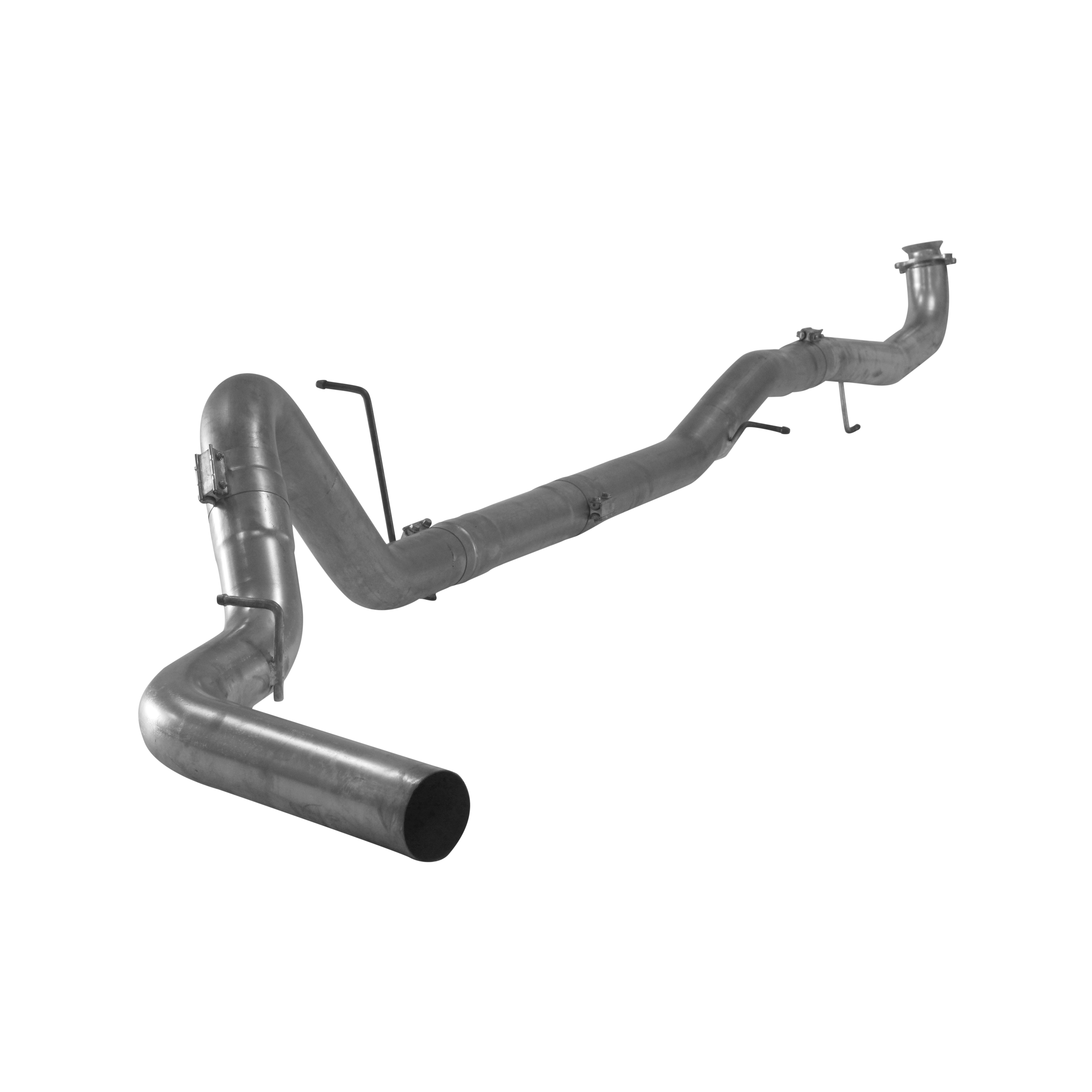 2020 - 2022 Duramax 4' Downpipe Back Exhaust (No Muffler) - FLO - 20141NM | High - Performance Upgrade
