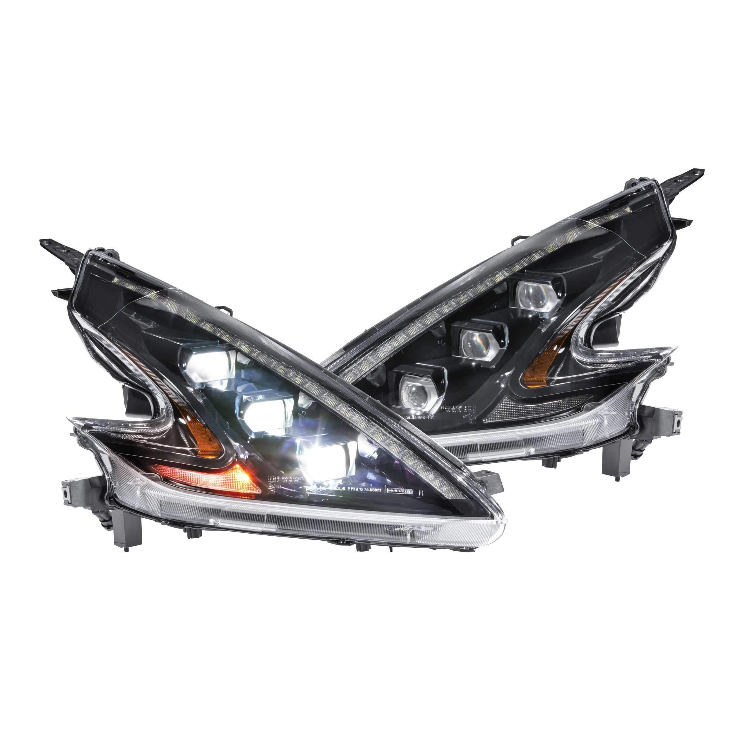 Limited-Time Offer! 2008 - 2020 Nissan 370Z Left-Hand Drive Black XB LED Headlights (LF474-ASM)