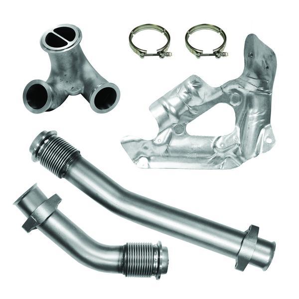 Hot Deal! 2003 - 2004 6.0L Powerstroke UpPipe Kit with Heat Shield (1043915)