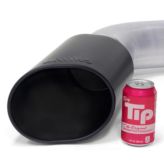 2020 - 2023 Duramax 5 DRW Monster Exhaust with Cerakote Black Tip, No Muffler (49809 - B)