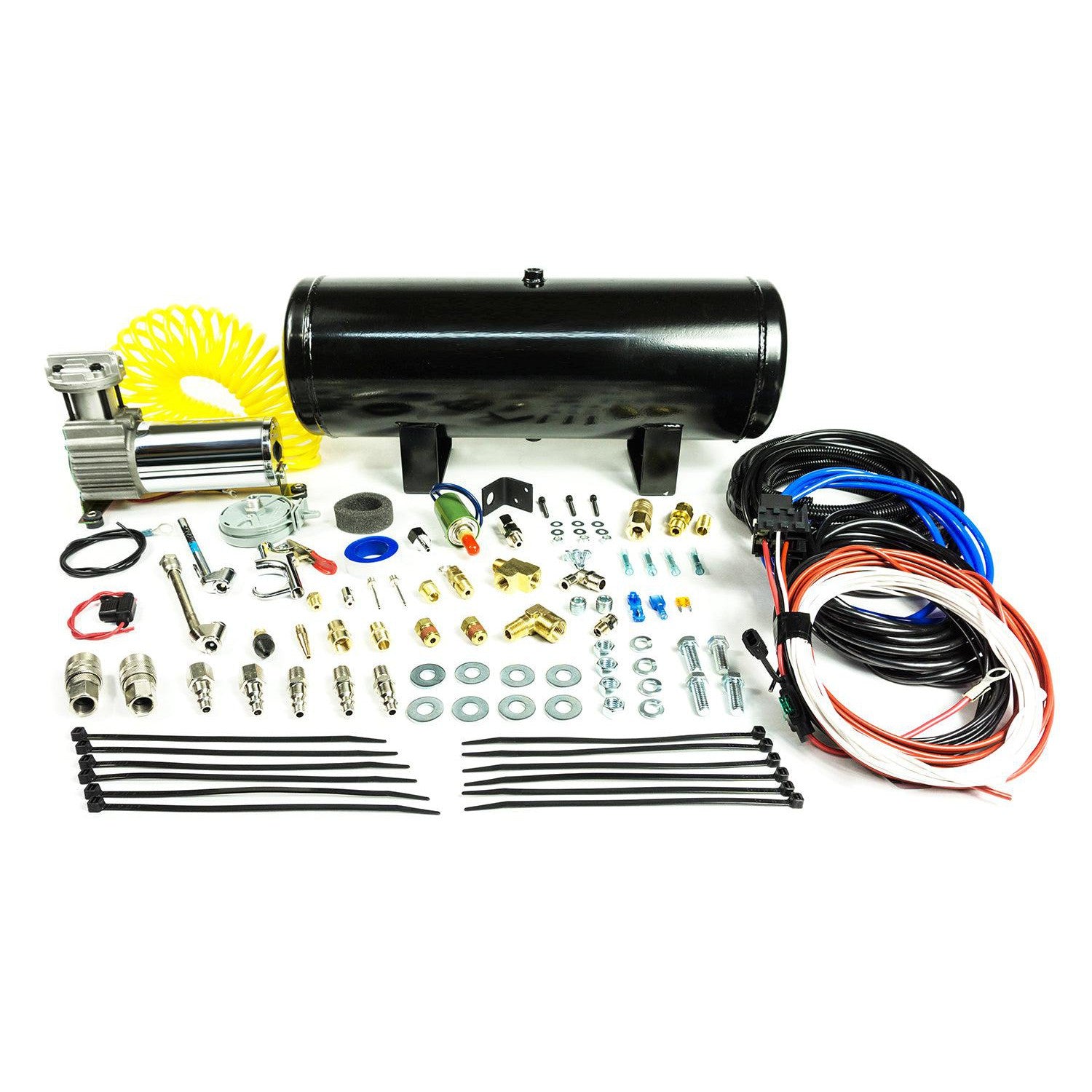 Top-Notch 2003 - 2020 Cummins Air Springs Combo Kit with Wireless Controls and 2 1/2 Gal. Air Tank