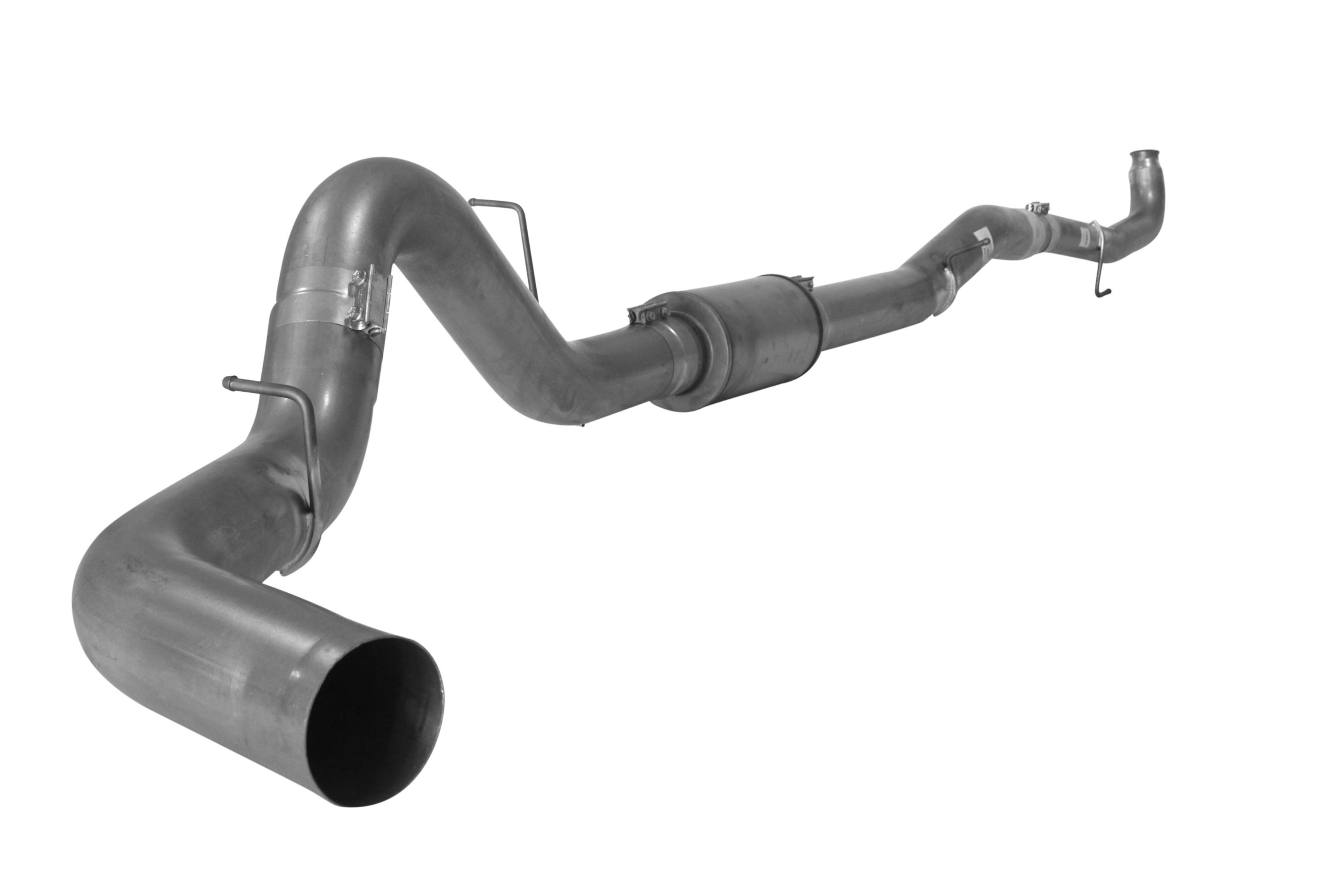 2011 - 2015 Duramax 5-Inch Downpipe Back Exhaust with Muffler (FLO 664) - High-Performance Upgrade