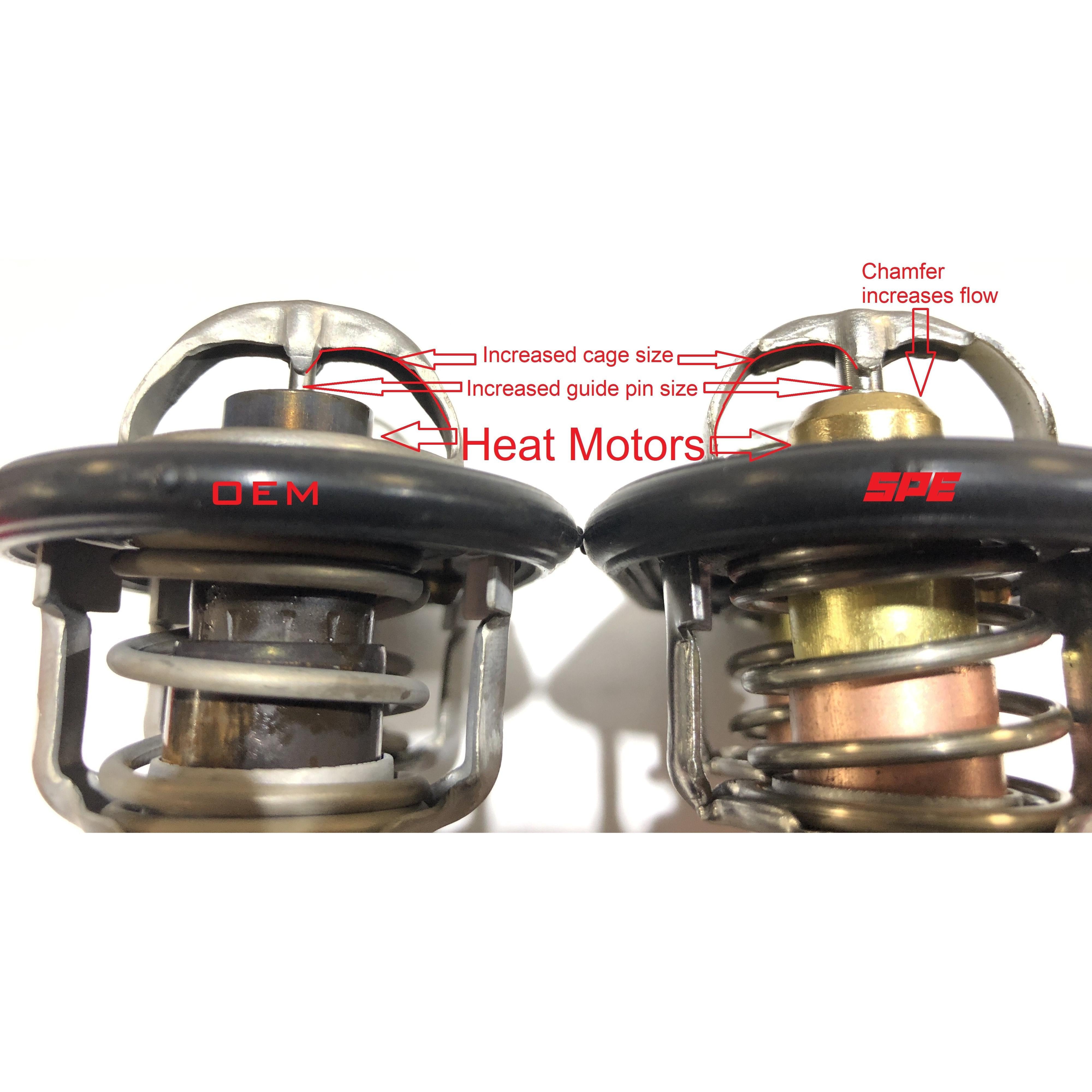 SPE-S100119 2011 - 2024 Powerstroke Low Temp High - Flow Thermostat: Upgrade for Cooler Trucks