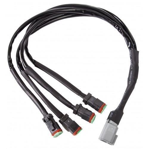 Hot Deal! 1HP AMP to 4 Deutsch DT LED Light Harness Splitter (10-30037)