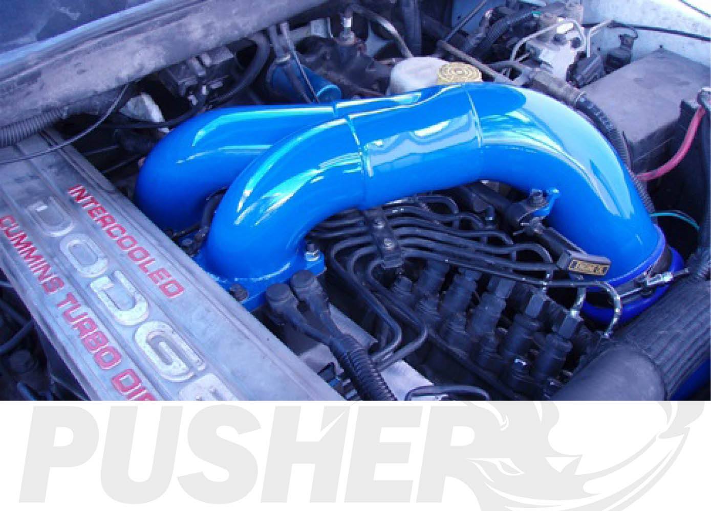 1994 - 1998 Dodge Ram 12V 5.9L Cummins: Pusher 3.5 Mega Twin Intake System (Hot Deal!)