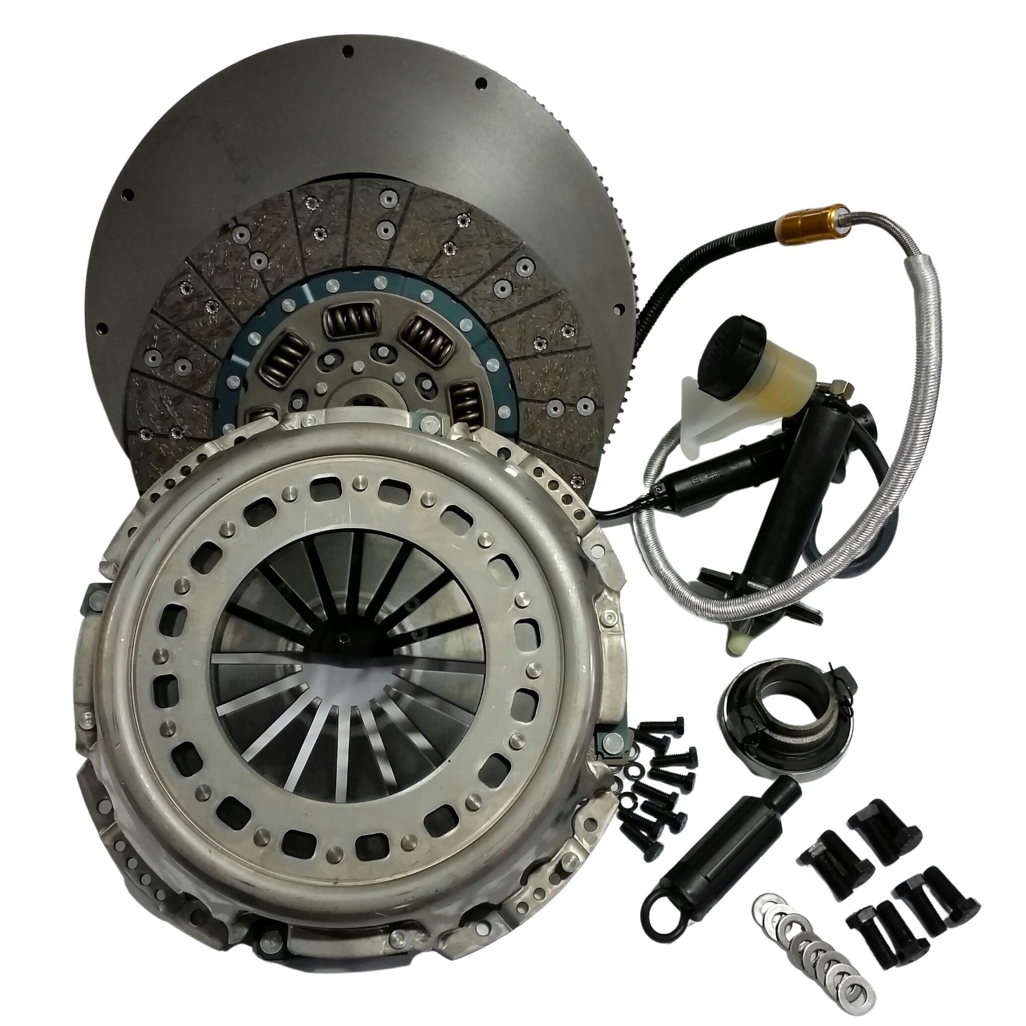 Get Your 2006 - 2017 Cummins HD OEM Wide Plate Clutch Kit w/Flywheel 400HP/800ft - lb (NMU70G56 - HD) [Discontinued]