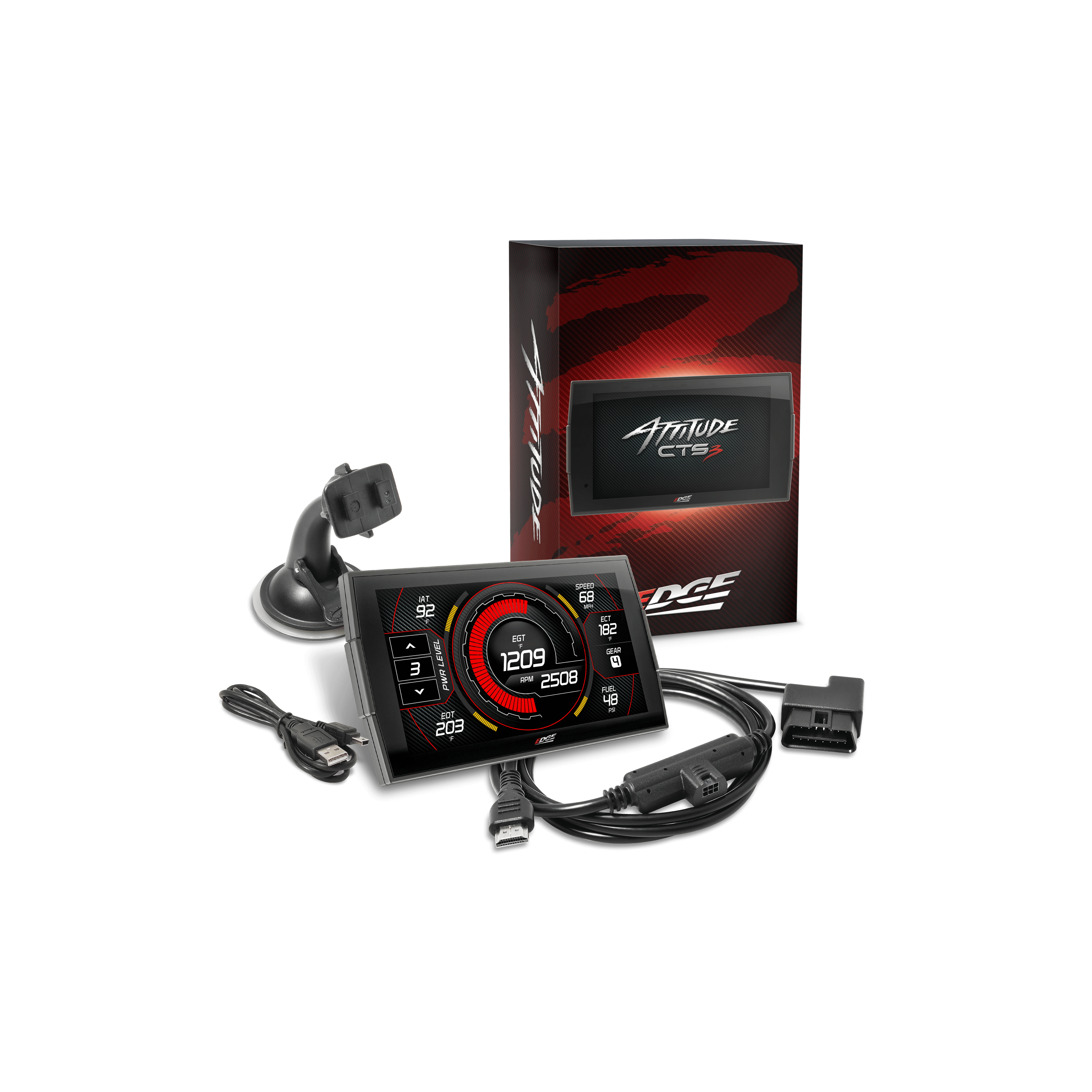 2019 - 2021 Dodge Ram 6.7L Cummins Juice Tuner with Attitude CTS3 Monitor (31508 - 3)