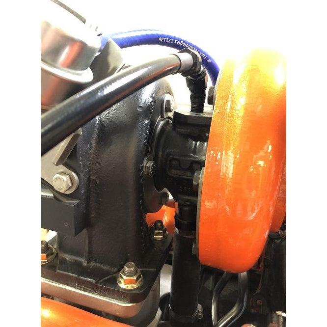 2001 - 2016 Duramax Remote Turbo Oil Feed Line Kit: Easy Turbo Install & Reliable Oil Supply (FPE - DTFL - S3S4 - 0116)