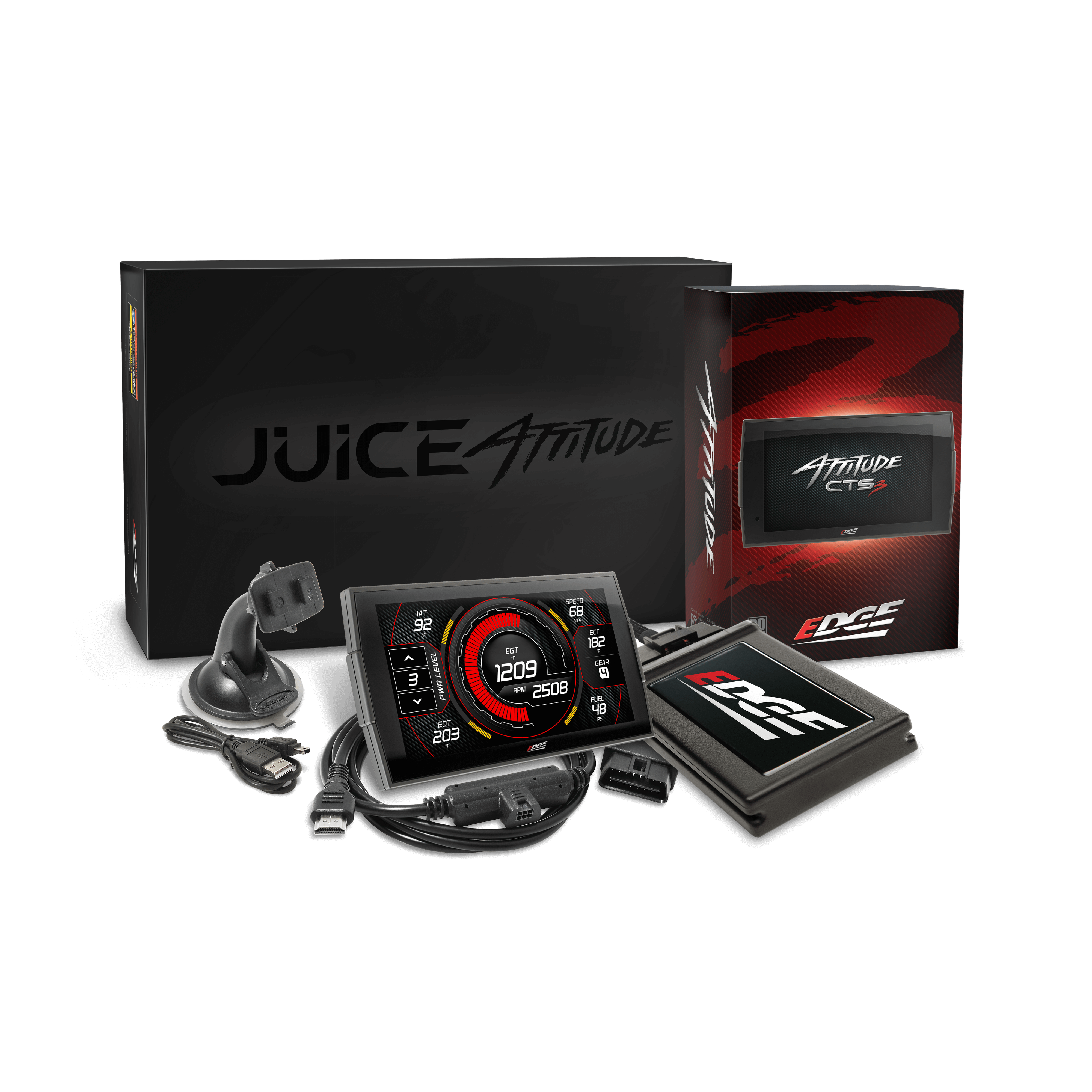2019 - 2021 Dodge Ram 6.7L Cummins Juice Tuner with Attitude CTS3 Monitor (31508 - 3)