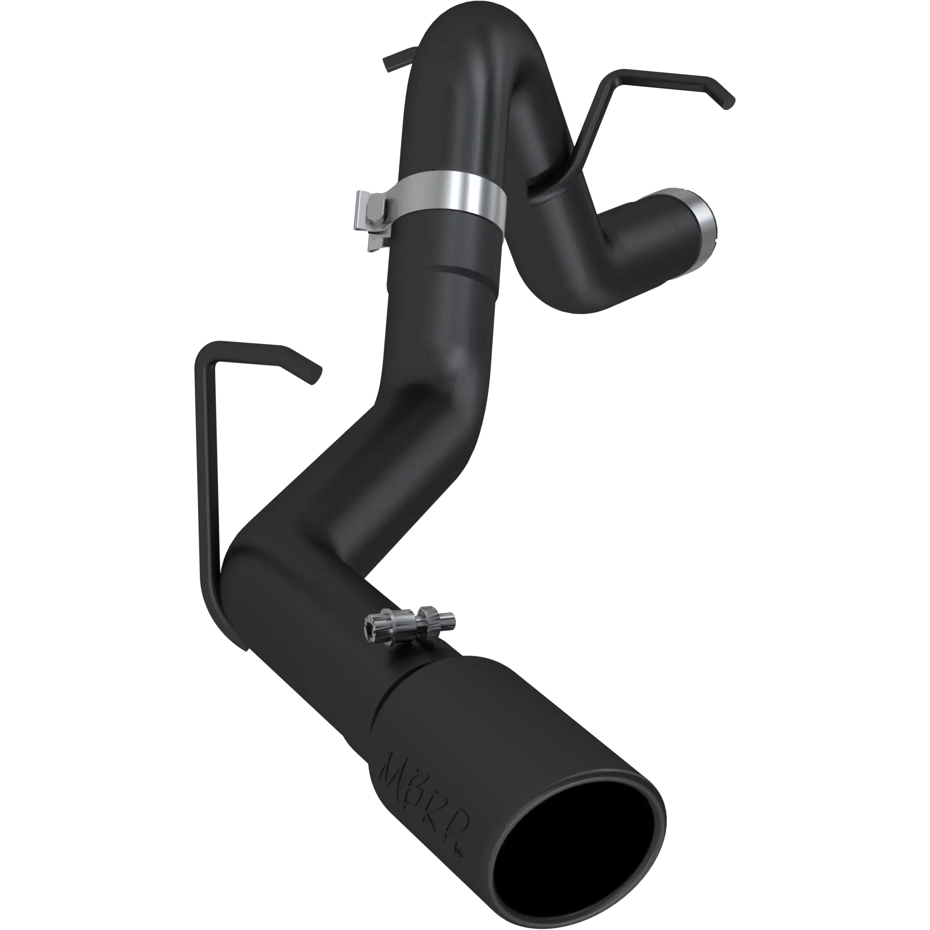 2016 - 2022 GMC 2.8L Duramax MBRP 3 SS Single Side Exit DPF - Back Exhaust, No Muffler (S6058BLK)