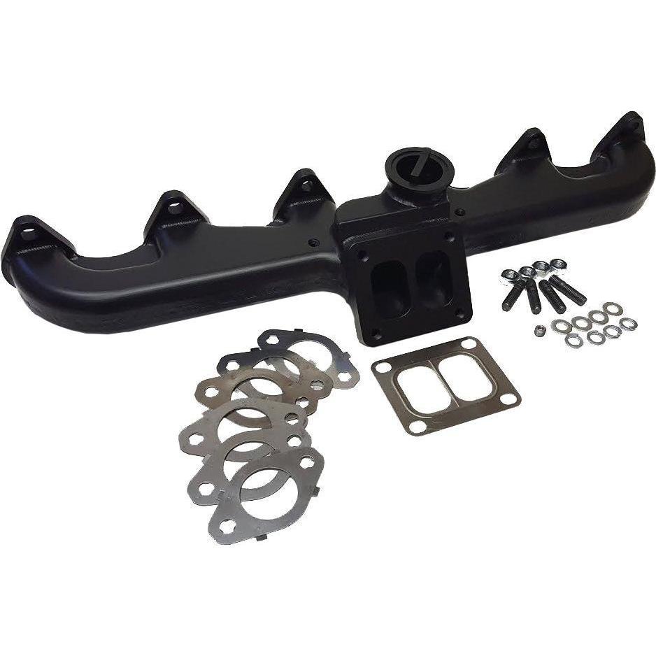1994 - 1998 Dodge Ram 12V 5.9L Cummins: Premium T4 Angled Manifold w/ Wastegate (T412VANGWG)